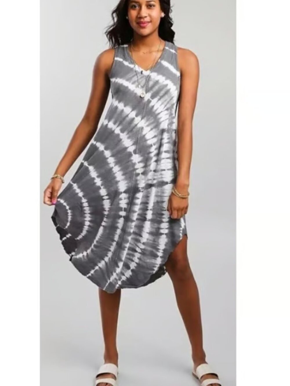 Z Supply Reverie Spiral Midi Dress Size XL